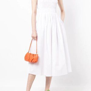 Staud Ida Smock Midi Dress